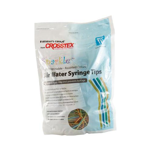 Crosstex BCSAWSB Sparkle Disposable Air/Water Syringe Tips Assorted 1500/Bg Crosstex BCSAWSB Sparkle Disposable Air/Water Syringe Tips Assorted 1500/Bg